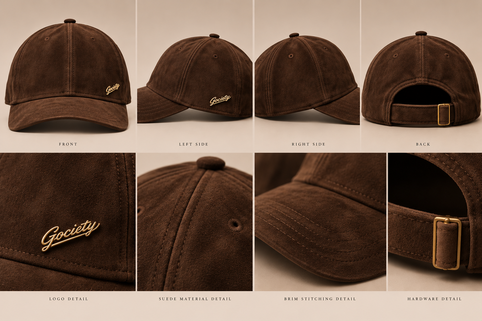 Suede Cap