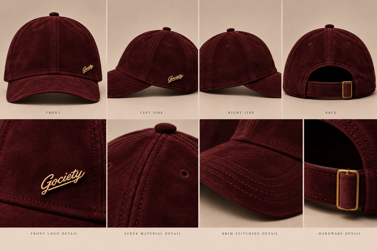 Suede Cap